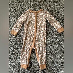 Yellow Floral One Piece